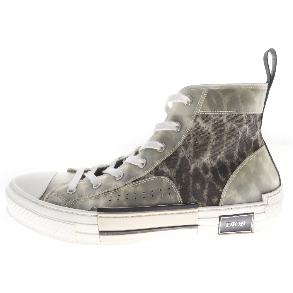 DIOR(ディオール) B23 レオパード ハイカットスニーカー グレー