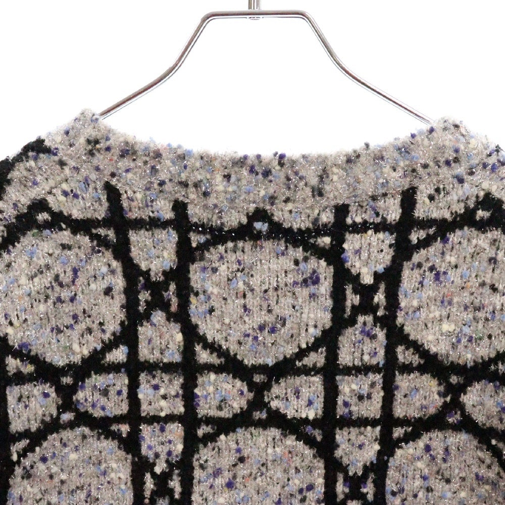 DIOR(ディオール) Round Neck Knit カシミヤ混 クルーネックニットセーター グレー 483M643AT804