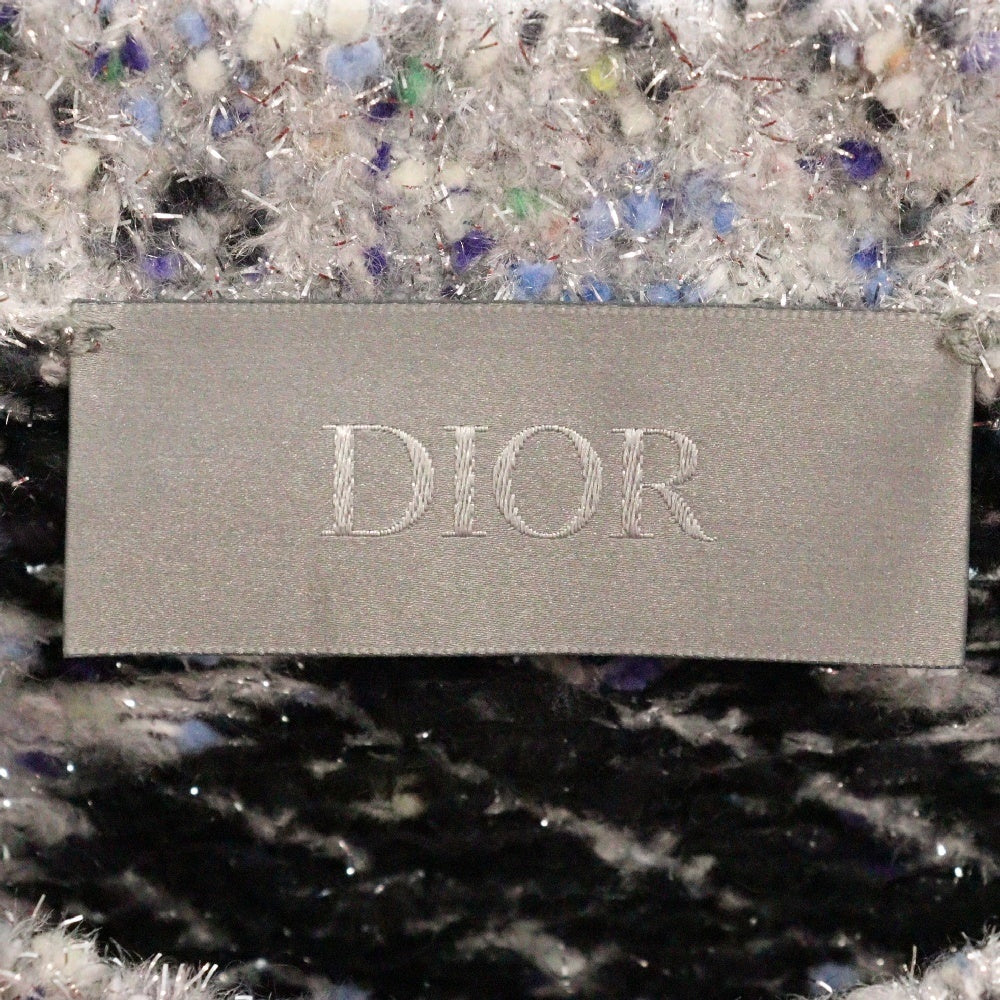 DIOR(ディオール) Round Neck Knit カシミヤ混 クルーネックニットセーター グレー 483M643AT804