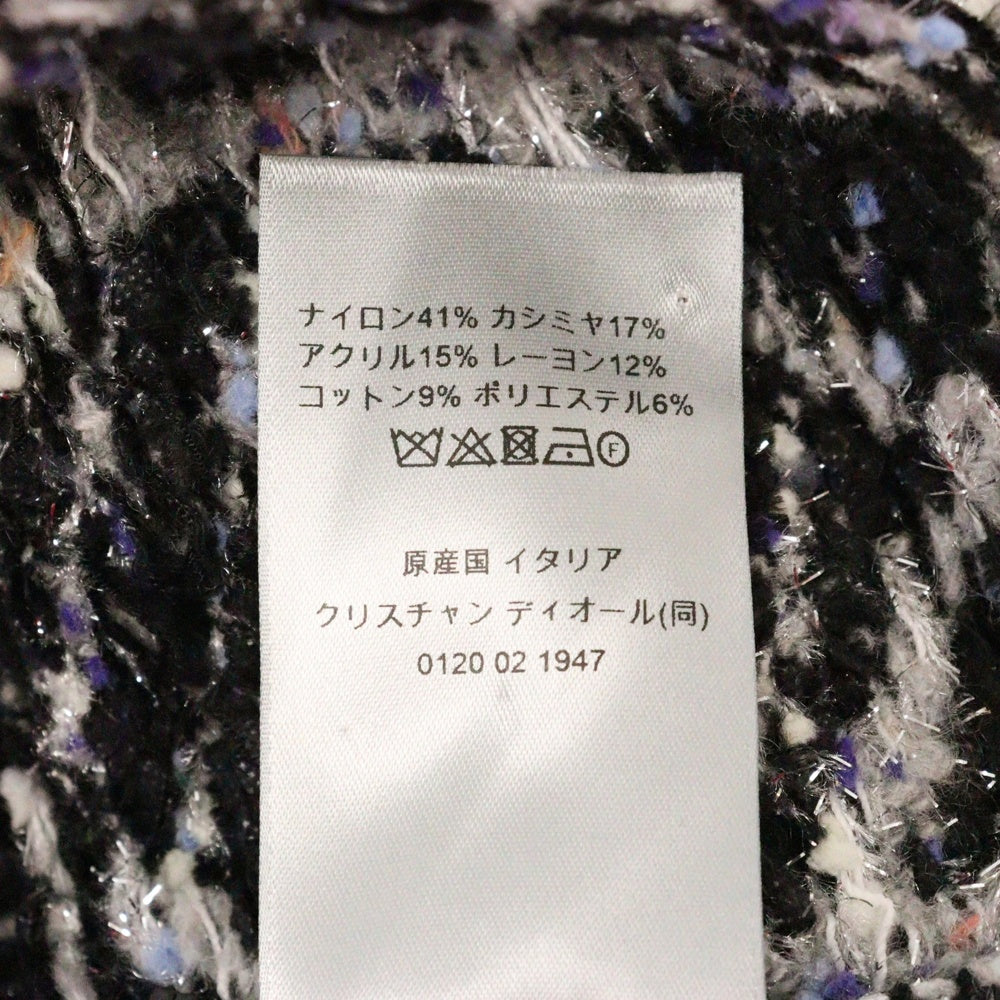 DIOR(ディオール) Round Neck Knit カシミヤ混 クルーネックニットセーター グレー 483M643AT804