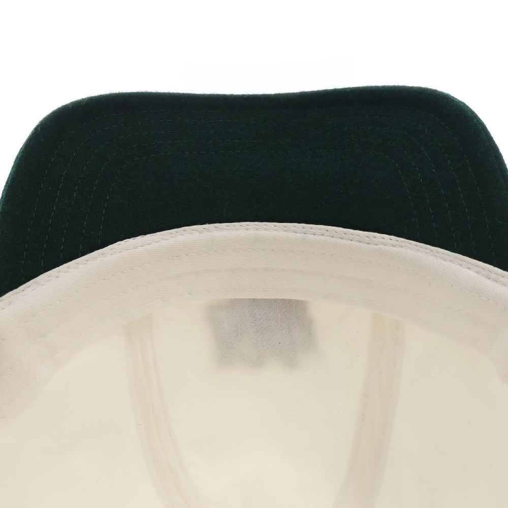 KITH(キス) Richards Wool Cricket Cap リチャード ウール クリンケット キャップ 帽子 ホワイト/グリーン