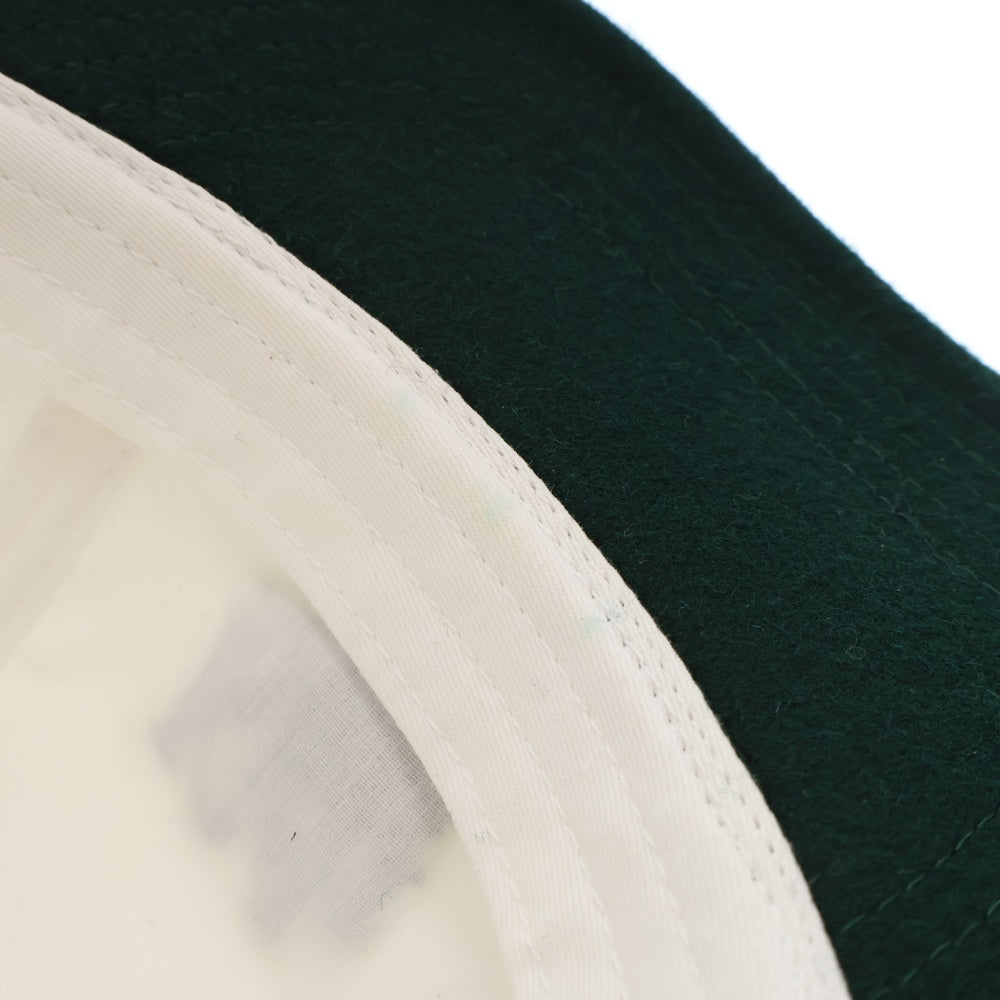 KITH(キス) Richards Wool Cricket Cap リチャード ウール クリンケット キャップ 帽子 ホワイト/グリーン