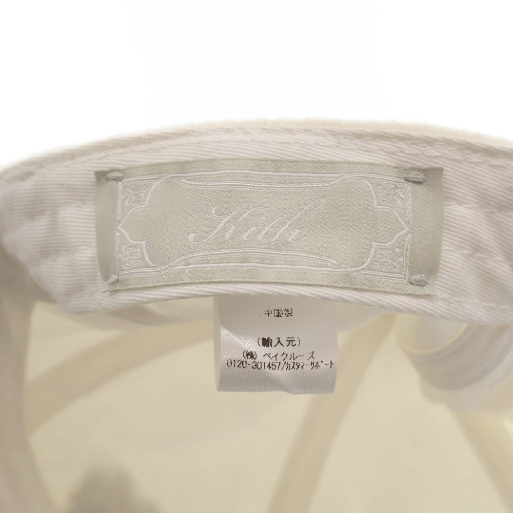 KITH(キス) Richards Wool Cricket Cap リチャード ウール クリンケット キャップ 帽子 ホワイト/グリーン
