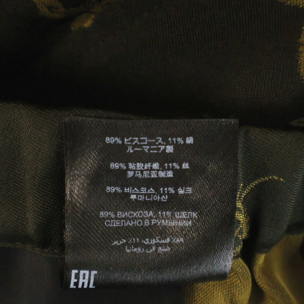DRIES VAN NOTEN(ドリスヴァンノッテン) 23SS PIPERI 総柄レーヨンハーフパンツ ショーツ ブラウン