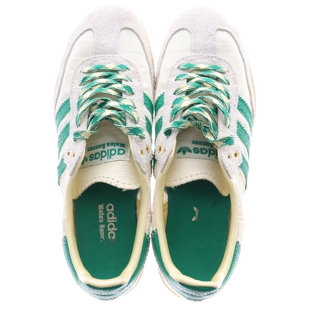 adidas Originals(アディダスオリジナルス) Wales Bonner SAMBA ウェールズボナー サンバ ローカットスニーカー ホワイト/グリーン US12/30cm GY4344