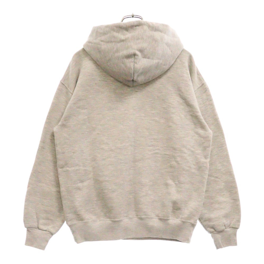 The Ennoy Professional(エンノイプロフェッショナル) 22AW Stylistshibutsu Sweat Hoodie スタイリスト私物 ロゴ刺繍 プルオーバースウェットパーカー フーディー グレー AW22BRENCT02NTL