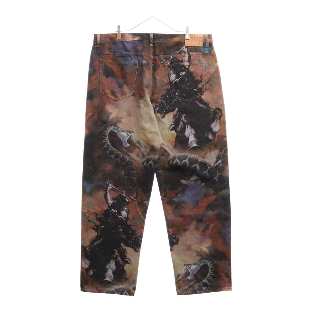 SUPREME(シュプリーム) 24AW Frank Frazetta Loose Fit Jean フランクフラゼッタ 総柄デニムパンツ マルチ
