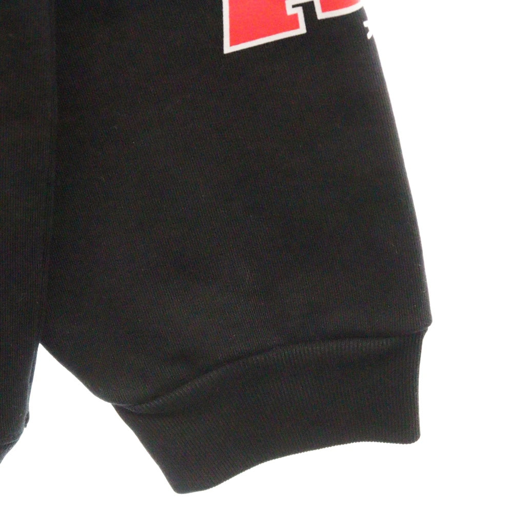 BALENCIAGA(バレンシアガ) Overlayer Political Campaign Hoodie キャンペーンロゴ プルオーバースウェットパーカー フーディー ブラック 600583 TSVY8