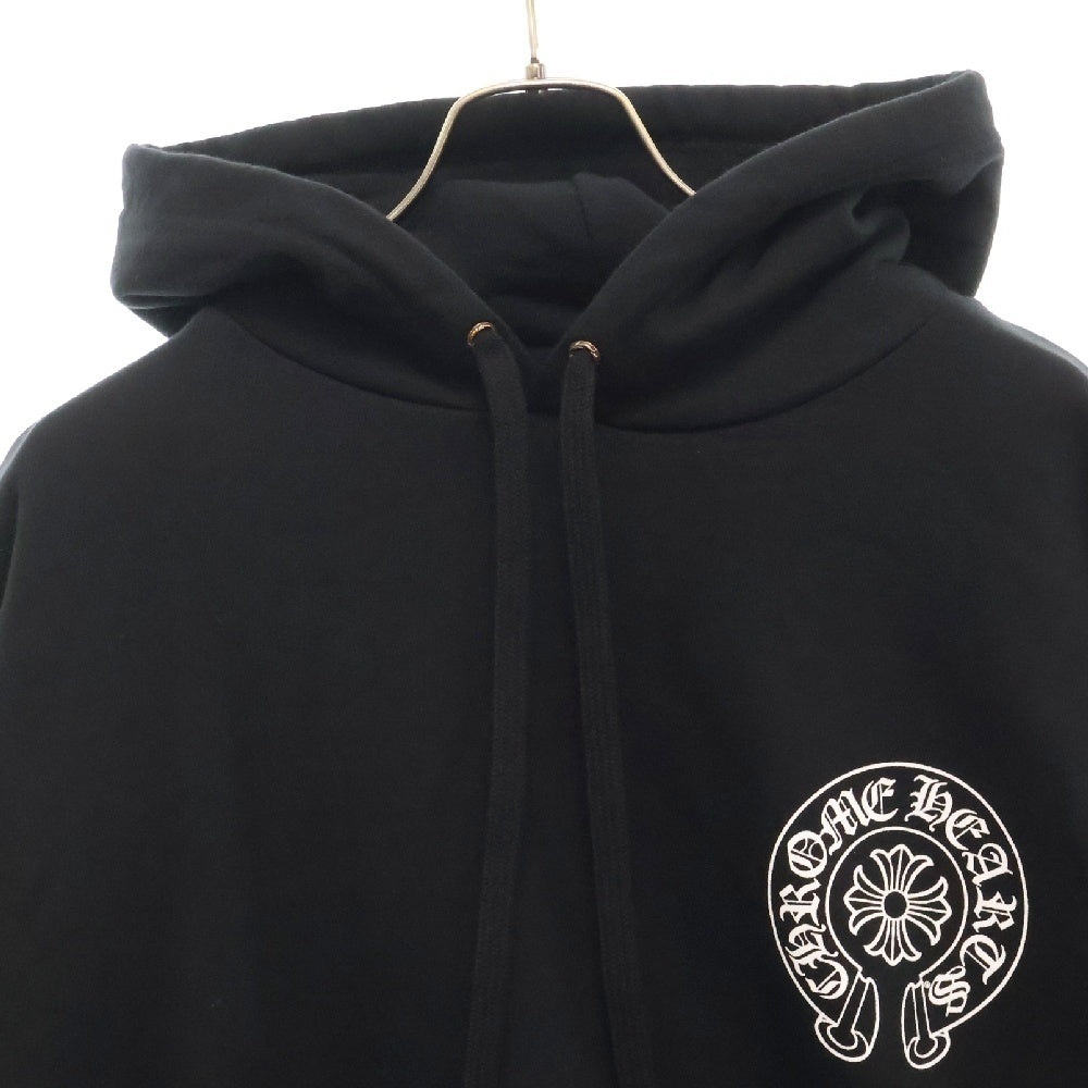 CHROME HEARTS(クロムハーツ) SWTSHRT PLVR LTD ホノルル限定ホースシュープリントプルオーバーパーカー ブラック