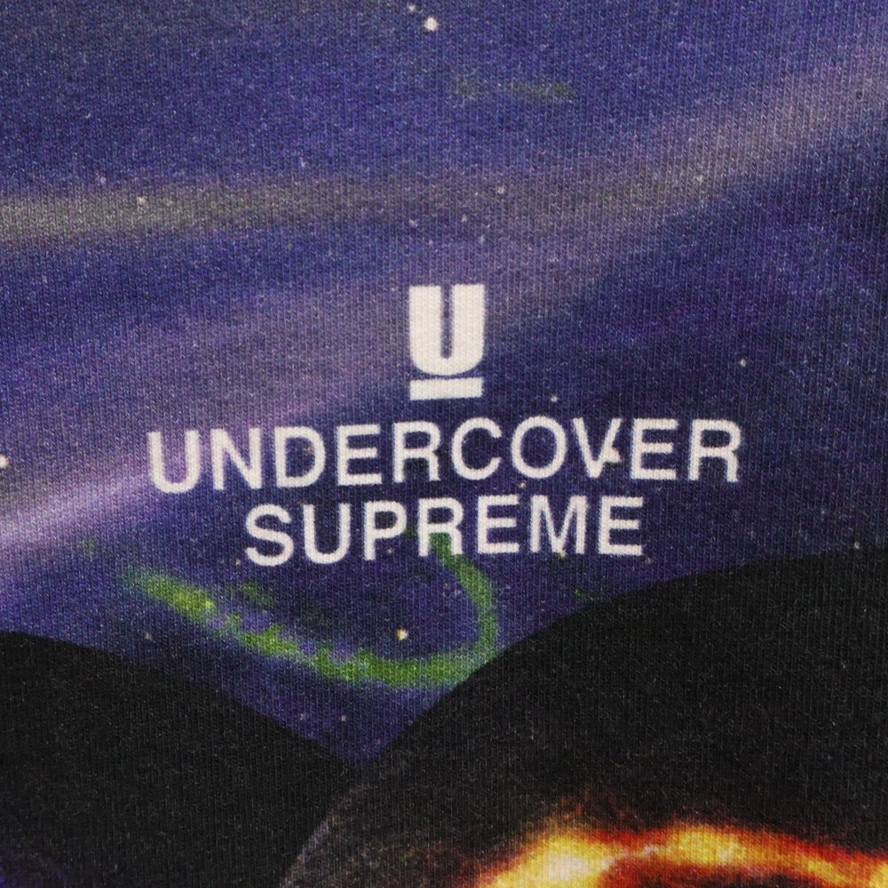 SUPREME(シュプリーム) 18SS ×UNDERCOVER Public Enemy Hooded Sweatshirt アンダーカバー パブリックエネミー 総柄プルオーバースウェットパーカー マルチ
