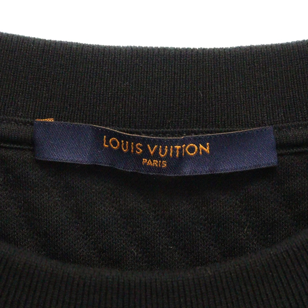 LOUIS VUITTON(ルイヴィトン) 22AW Sweatshirt モノグラム キルティング スウェットトレーナー ブラック RM222V NS0 HNY02W