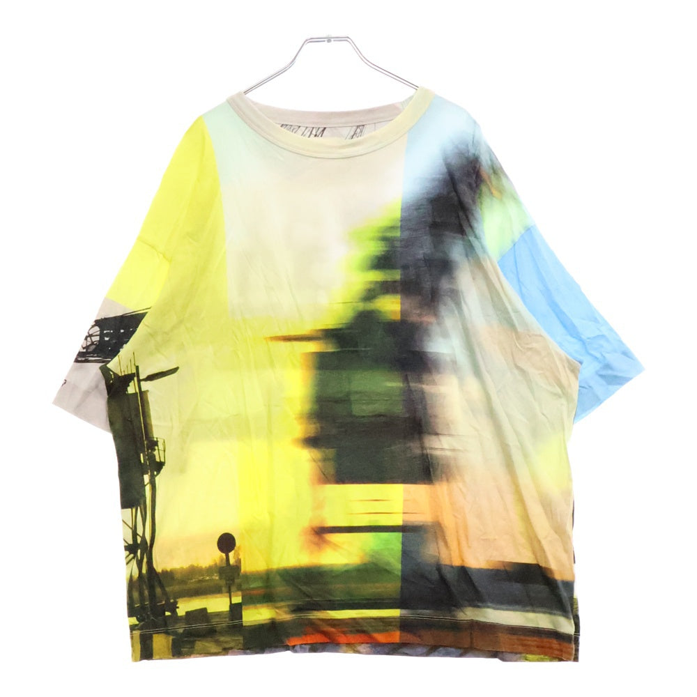 DRIES VAN NOTEN(ドリスヴァンノッテン) 22SS HEIN PR 総柄デザイン クルーネック半袖Tシャツ カットソー マルチ