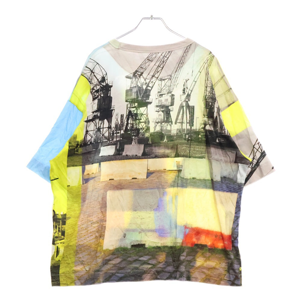 DRIES VAN NOTEN(ドリスヴァンノッテン) 22SS HEIN PR 総柄デザイン クルーネック半袖Tシャツ カットソー マルチ