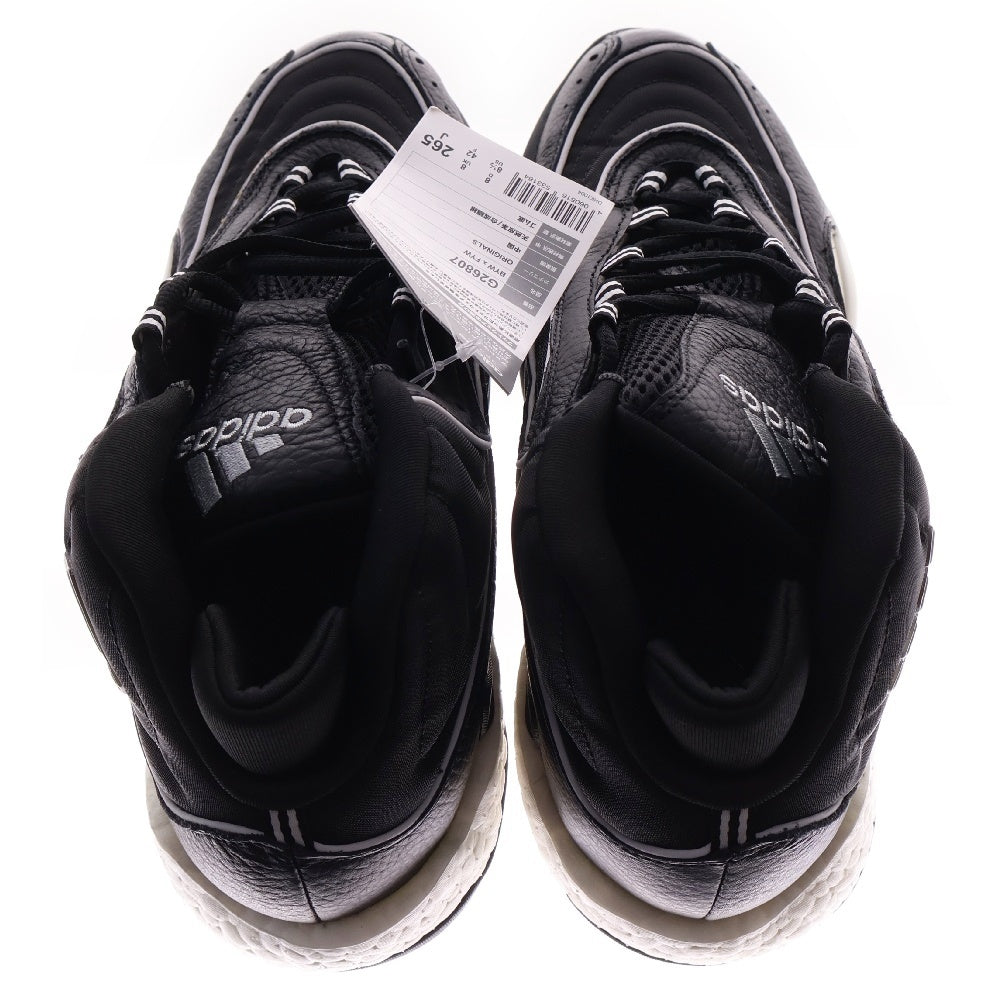 adidas(アディダス) 98X CRAZY BYW ハイカットバスケットボールシューズ スニーカー ブラック US8.5/26.5cm G26807