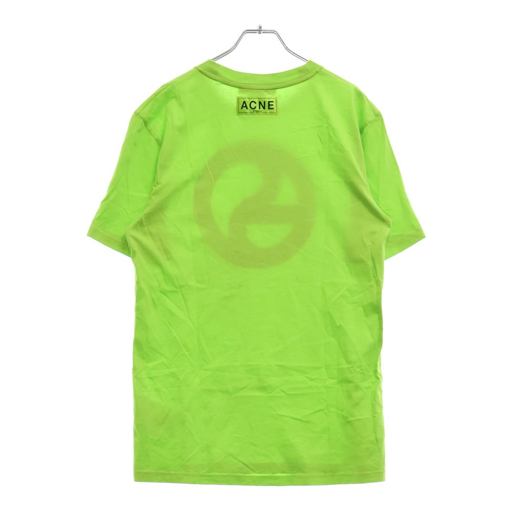 Acne Studios(アクネ ストゥディオズ) T-SHIRT ロゴプリント半袖Tシャツ グリーン FN-UX-TSHI000047 CL0265-
