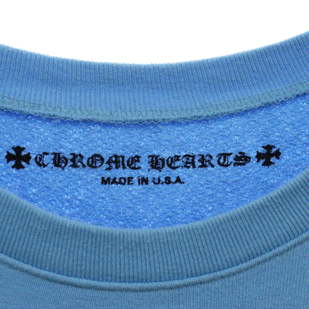 CHROME HEARTS(クロムハーツ) PPO BRAIN NEW SWTSHRT MATTY BOY マッティボーイ ブレインニュー クルーネックスウェットトレーナー ブルー
