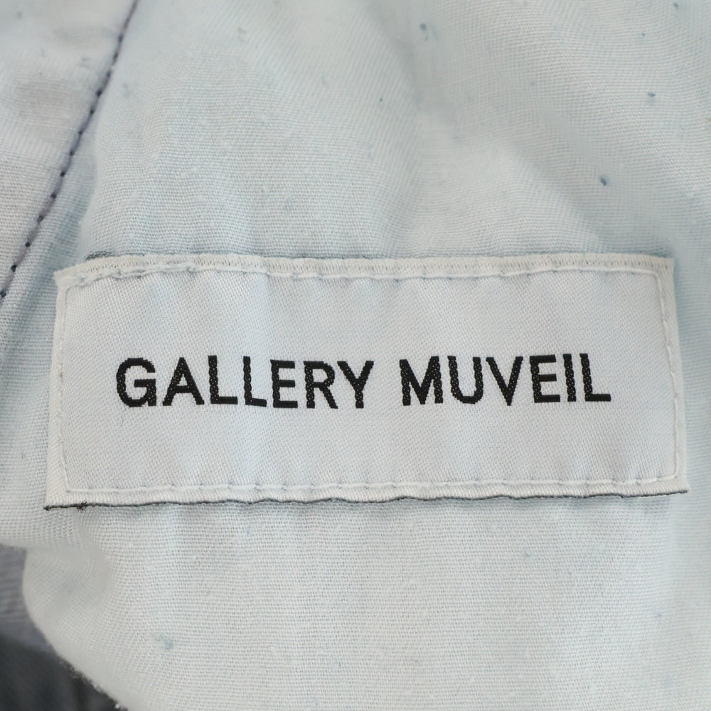 GALLERY MUVEIL(ギャラリーミュベール) パールデニムガウチョパンツ レディース インディゴ