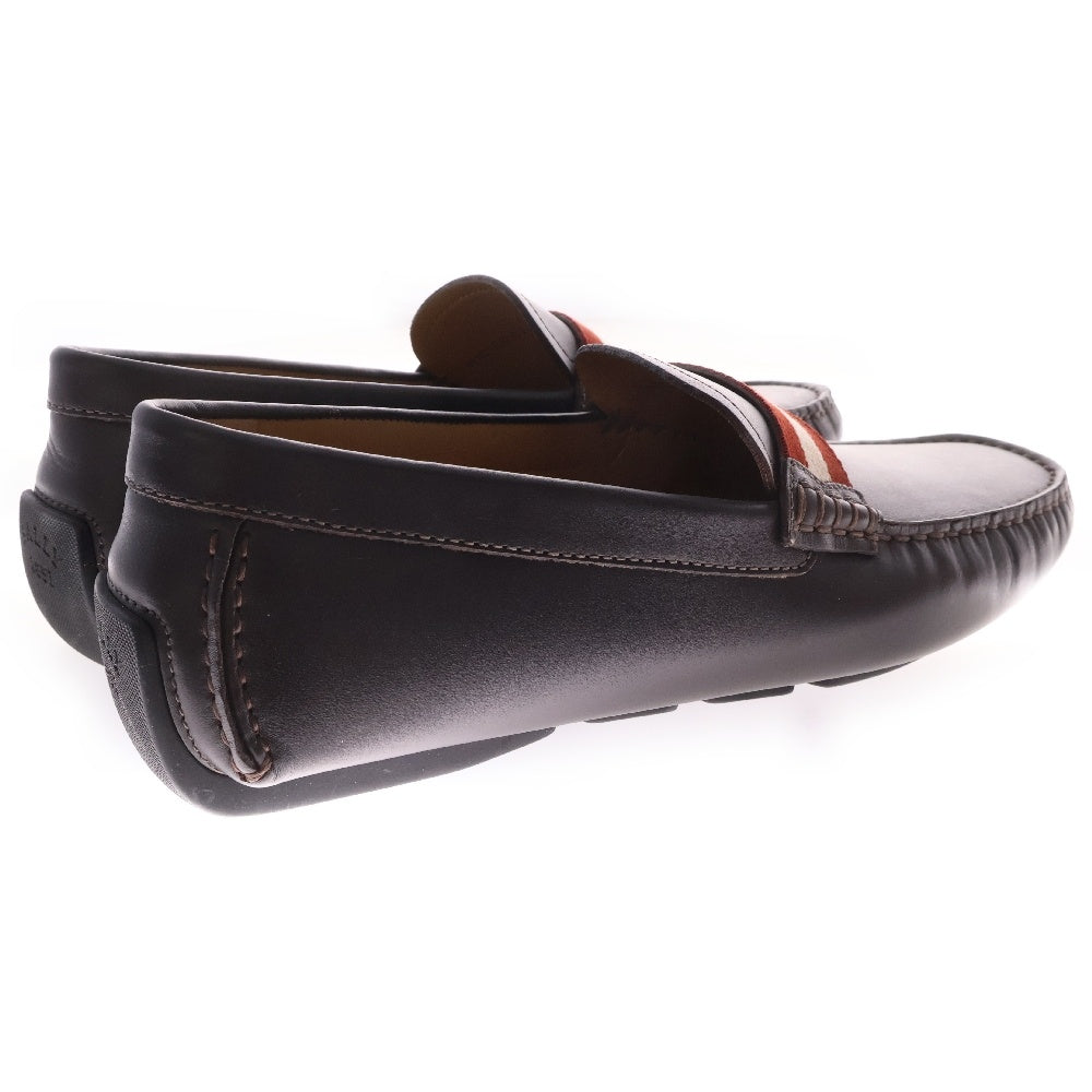 BALLY(バリー) Perthy-U Loafers ストライプ ドライビングシューズ ブラウン