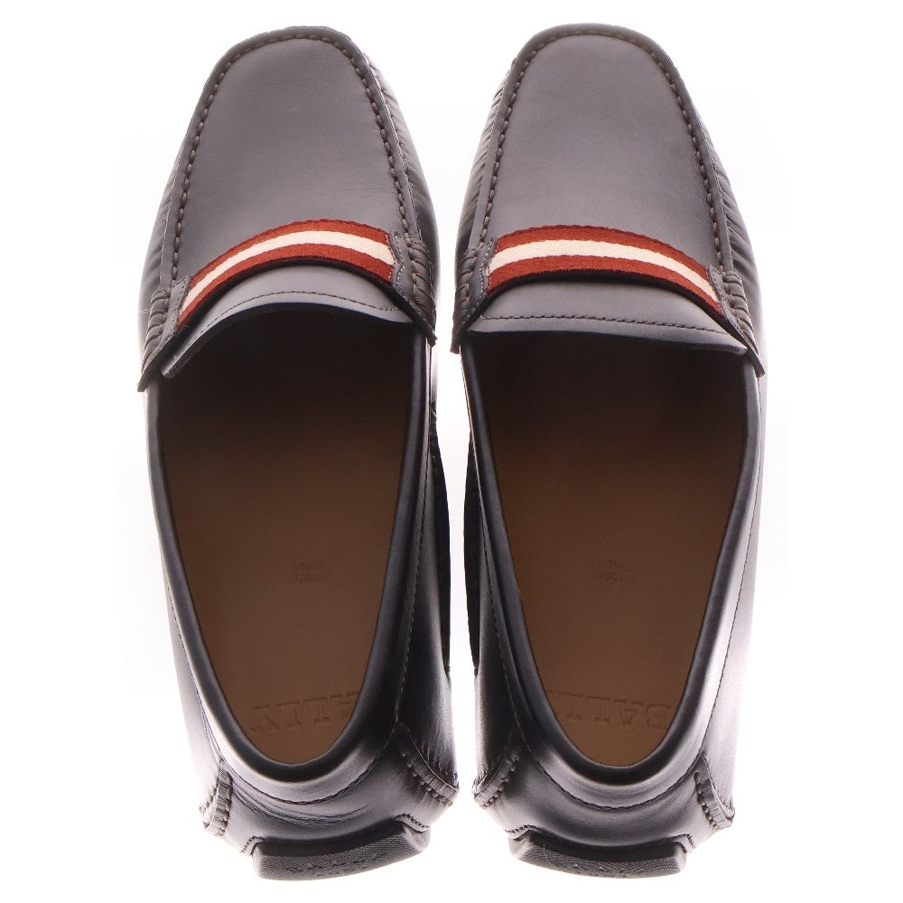 BALLY(バリー) Perthy-U Loafers ストライプ ドライビングシューズ ブラウン