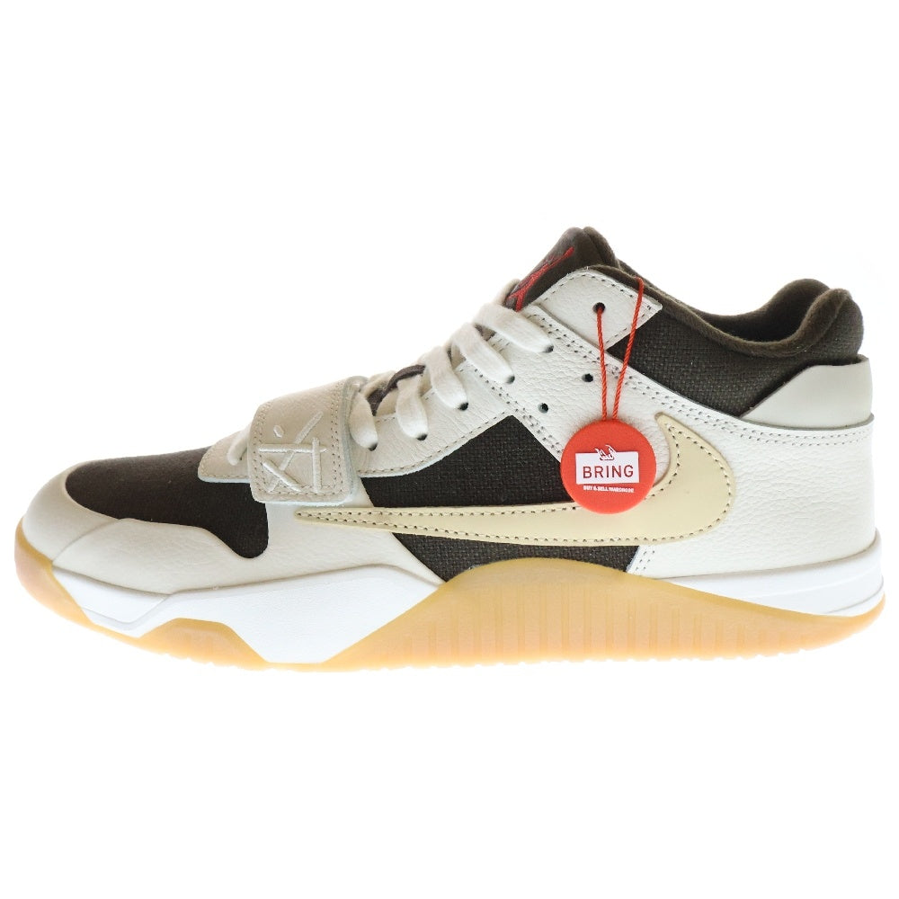NIKE(ナイキ) ×TRAVIS SCOTT JORDAN JUMPMAN JACK TR トラヴィススコット ジョーダン ジャンプマンジャック セイル ダークモカ ハイカットスニーカー US13/31cm FZ8117-100