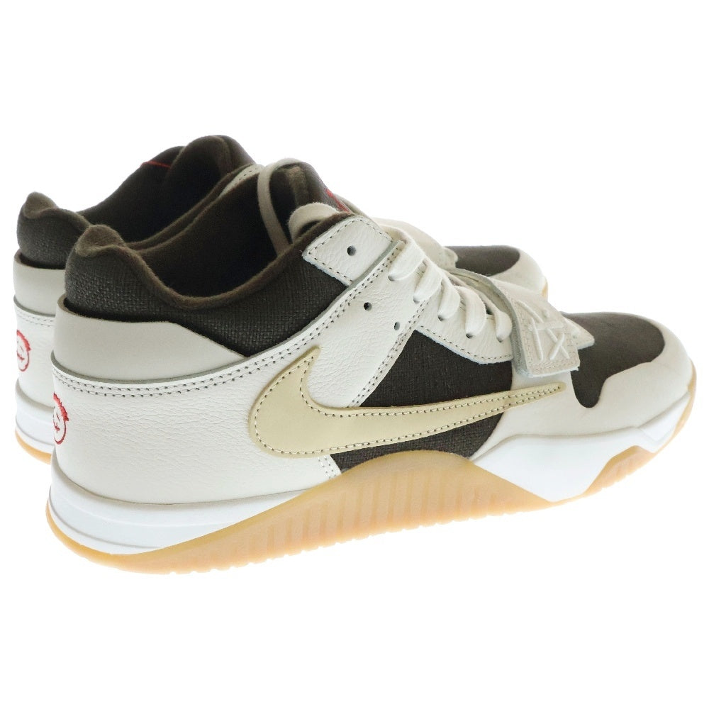 NIKE(ナイキ) ×TRAVIS SCOTT JORDAN JUMPMAN JACK TR トラヴィススコット ジョーダン ジャンプマンジャック セイル ダークモカ ハイカットスニーカー US13/31cm FZ8117-100