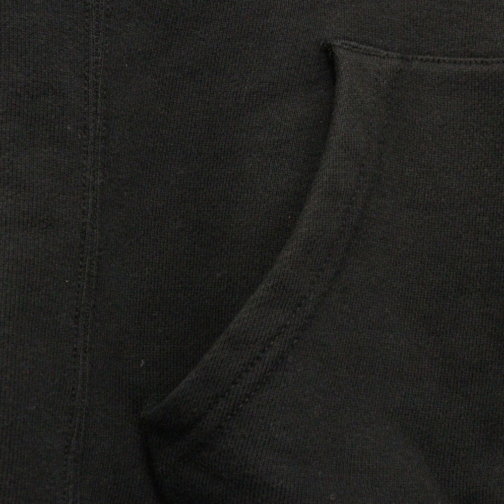 EMPORIO ARMANI(エンポリオ アルマーニ) EAGLE ZIP HOODIE イーグル ジップアップ フーディ パーカー ブラック L1JP02