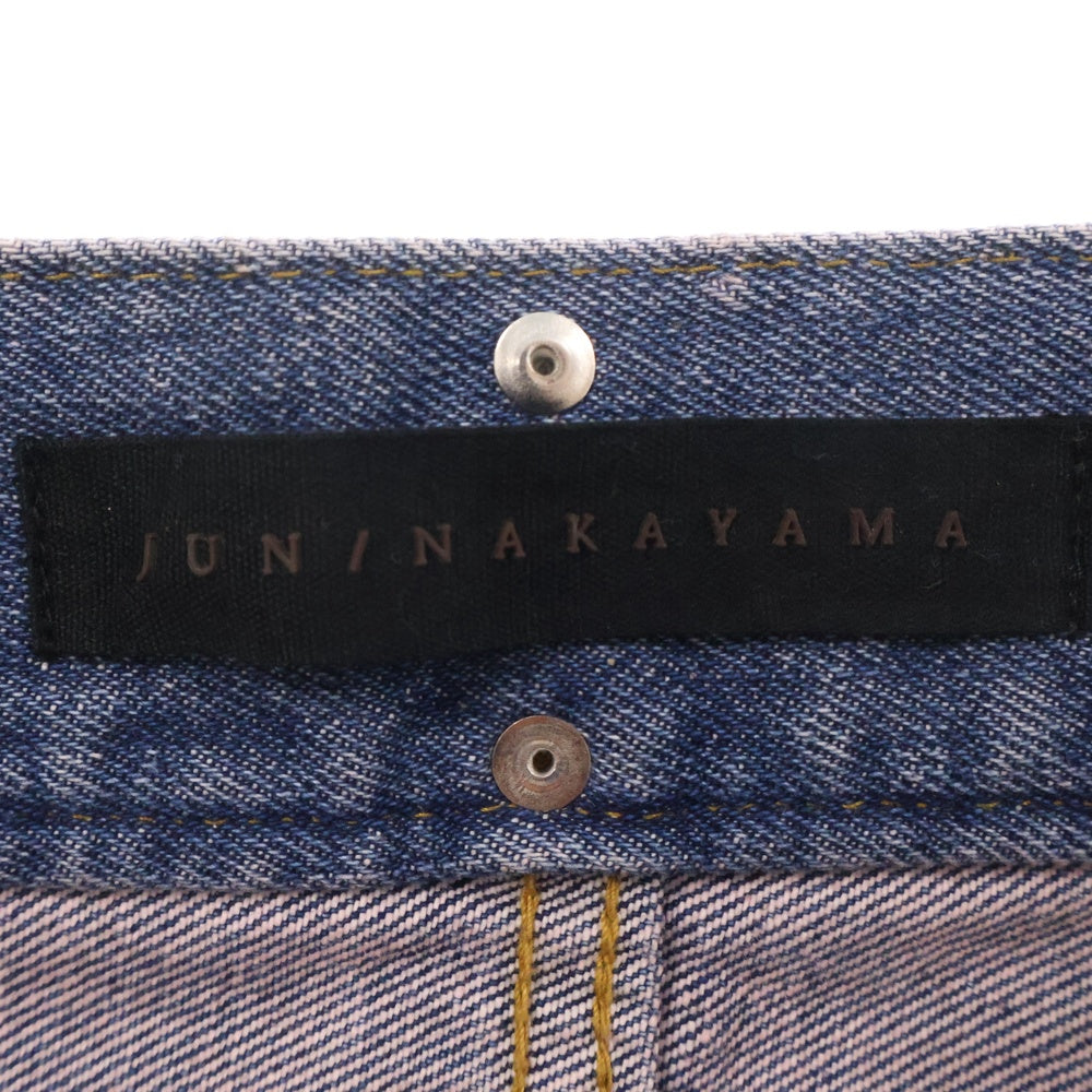 JUN/NAKAYAMA(ジュンナカヤマ) 24AW WESTERN STUDS DENIM PANTS ウェスタン スタッズデニムパンツ インディゴ JN-FW24-028