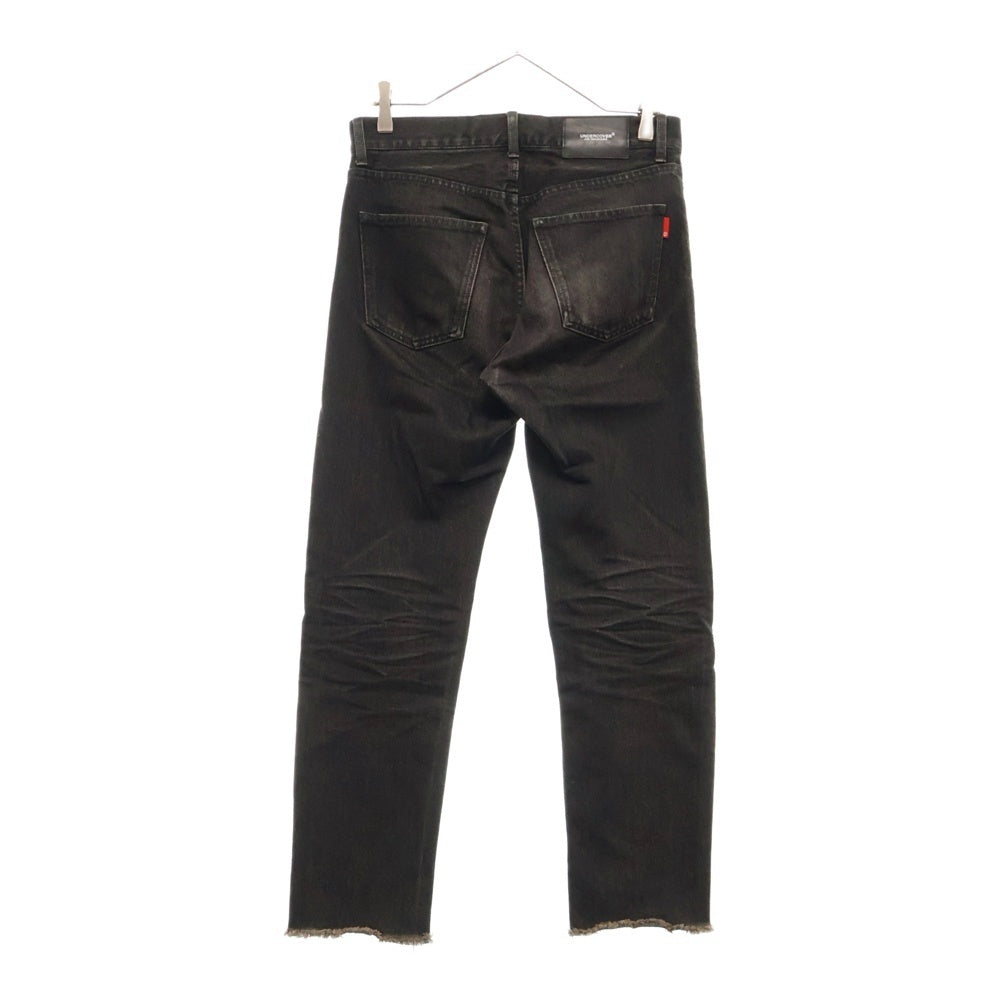 UNDERCOVER(アンダーカバー) 23SS ニージップデザイン スリム デニムパンツ ブラック UC1C4503