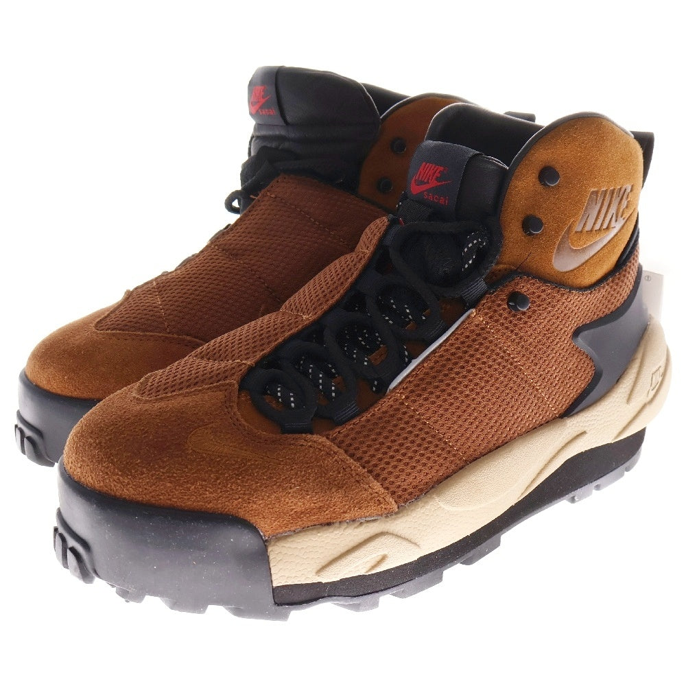 NIKE(ナイキ) ×sacai Magmascape Pecan マグマスケープ ピーカン ハイカットスニーカー ブラウン FN0563-200 US9/27.0cm