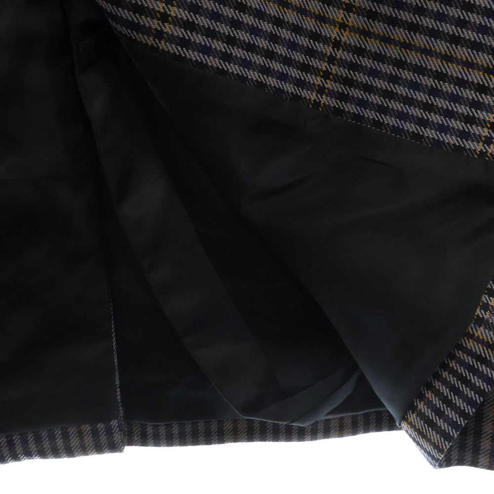 AMBUSH(アンブッシュ) 18AW HAND TOOTH CHECK CHESTERCOAT 千鳥格子チェック柄 ウールチェスターコート ベージュ/ブラウン 12111395