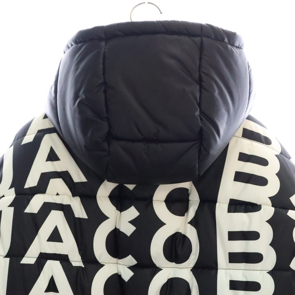 MARC JACOBS(マークジェイコブス) 22AW MONOGRAM OVERSIZED PUFFER モノグラム オーバーサイズ パッファージャケット ブラック/ホワイト V231M16FA22