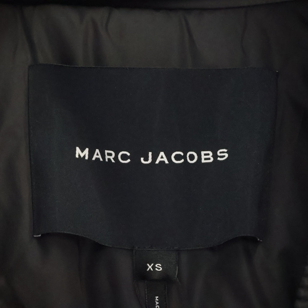 MARC JACOBS(マークジェイコブス) 22AW MONOGRAM OVERSIZED PUFFER モノグラム オーバーサイズ パッファージャケット ブラック/ホワイト V231M16FA22
