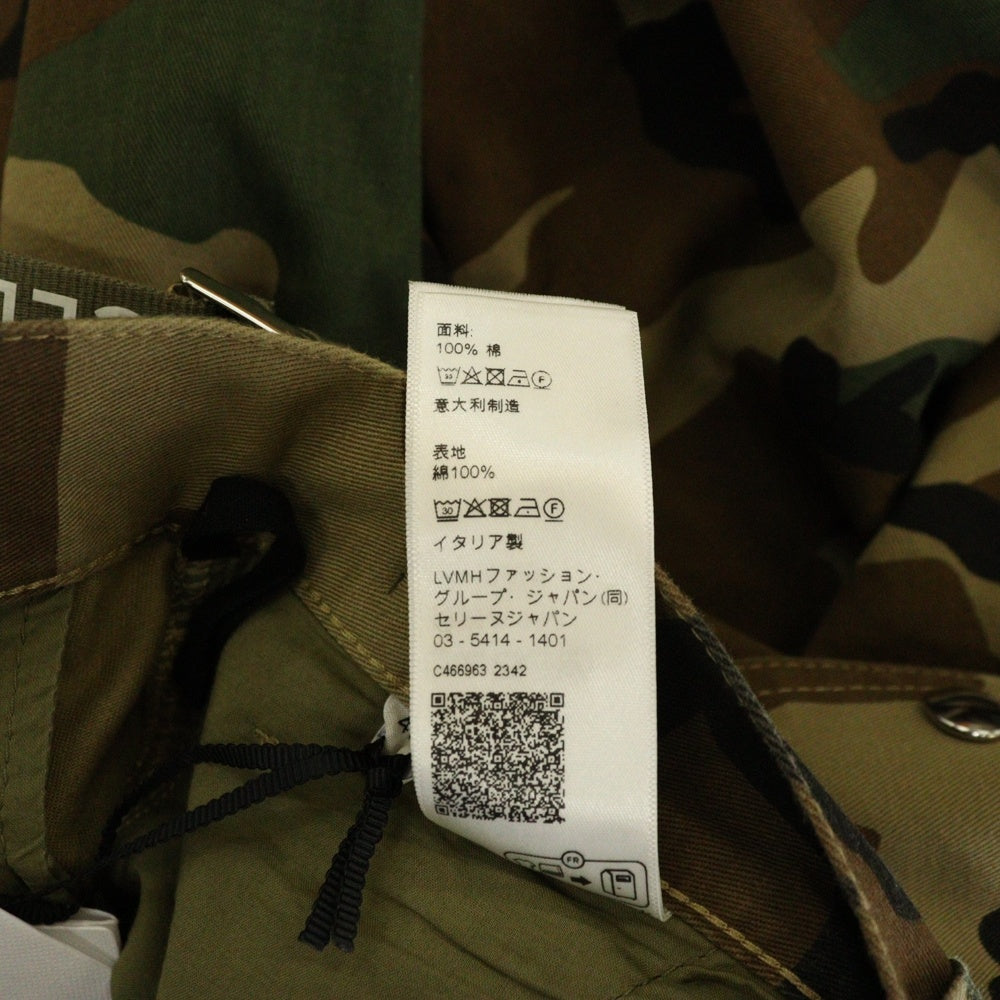 CELINE(セリーヌ) 24SS カモフラ総柄 ドローコード カーゴパンツ カーキ 2Z603616Q