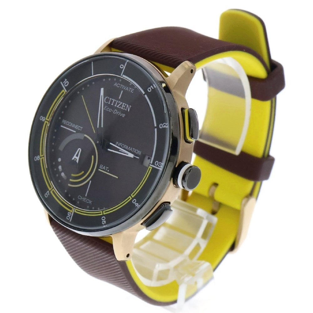 CITIZEN(シチズン) Eco-Drive エコドライブ ラバーバンド 腕時計 ウォッチ ブラウン W510MV-02