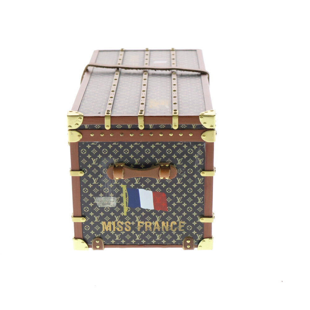 LOUIS VUITTON(ルイヴィトン) ノベルティ ミスフランス モノグラムトランク ペーパーウェイト ブラウン M99408
