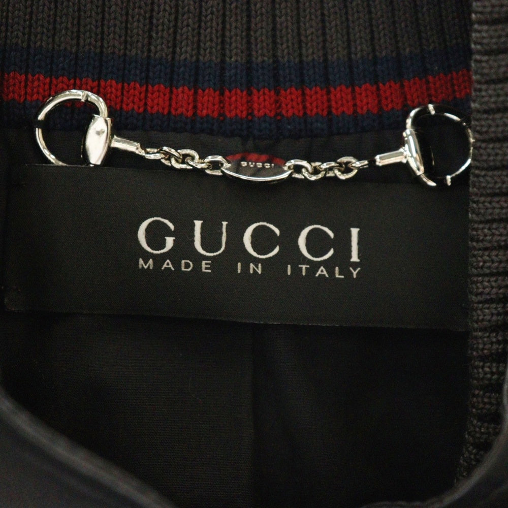 GUCCI(グッチ) ラムレザー ダブルレザーコート ブラック 235528 XN272 レディース