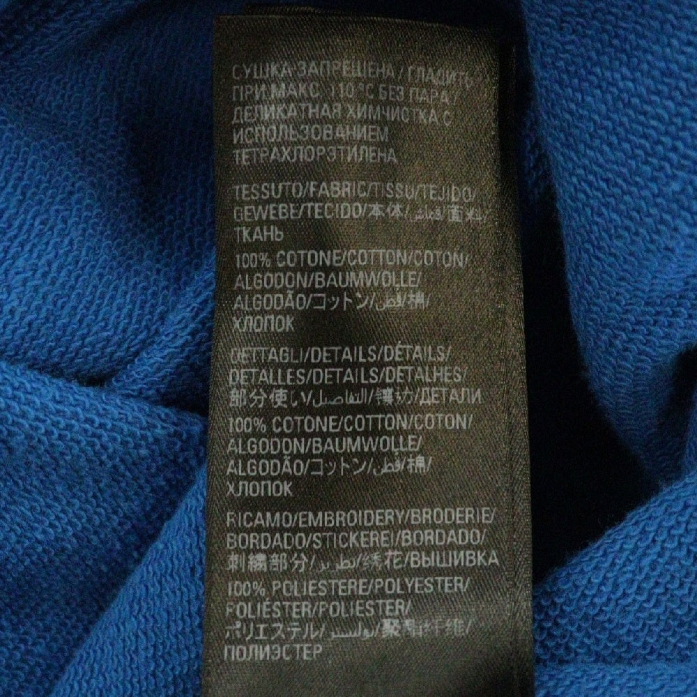 BALENCIAGA(バレンシアガ) 22AW×adidas Hoodie Large Fit アディダス ロゴラージフィット プルオーバーパーカー ブルー 729322 TNVN2