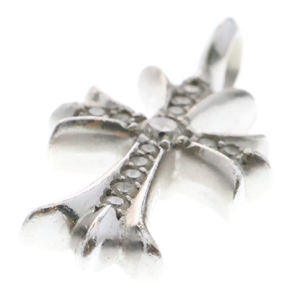 CHROME HEARTS(クロムハーツ) 18KWG TNY CRSF P/DIA タイニーファットクロス PAVEダイヤ ペンダントトップ ホワイトゴールド BCA008