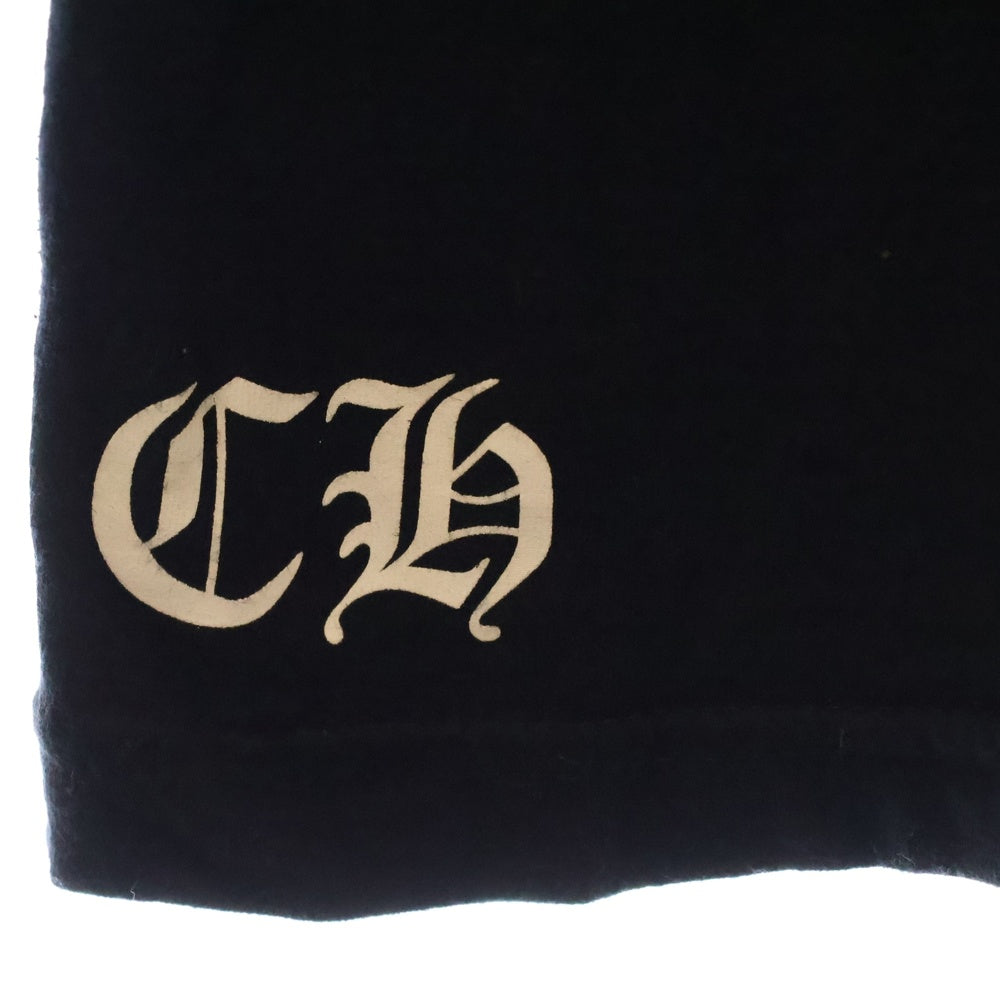 CHROME HEARTS(クロムハーツ) CH T-SHRT 1 5Pスター スクロールラベルプリント 半袖Tシャツ カットソー ブラック