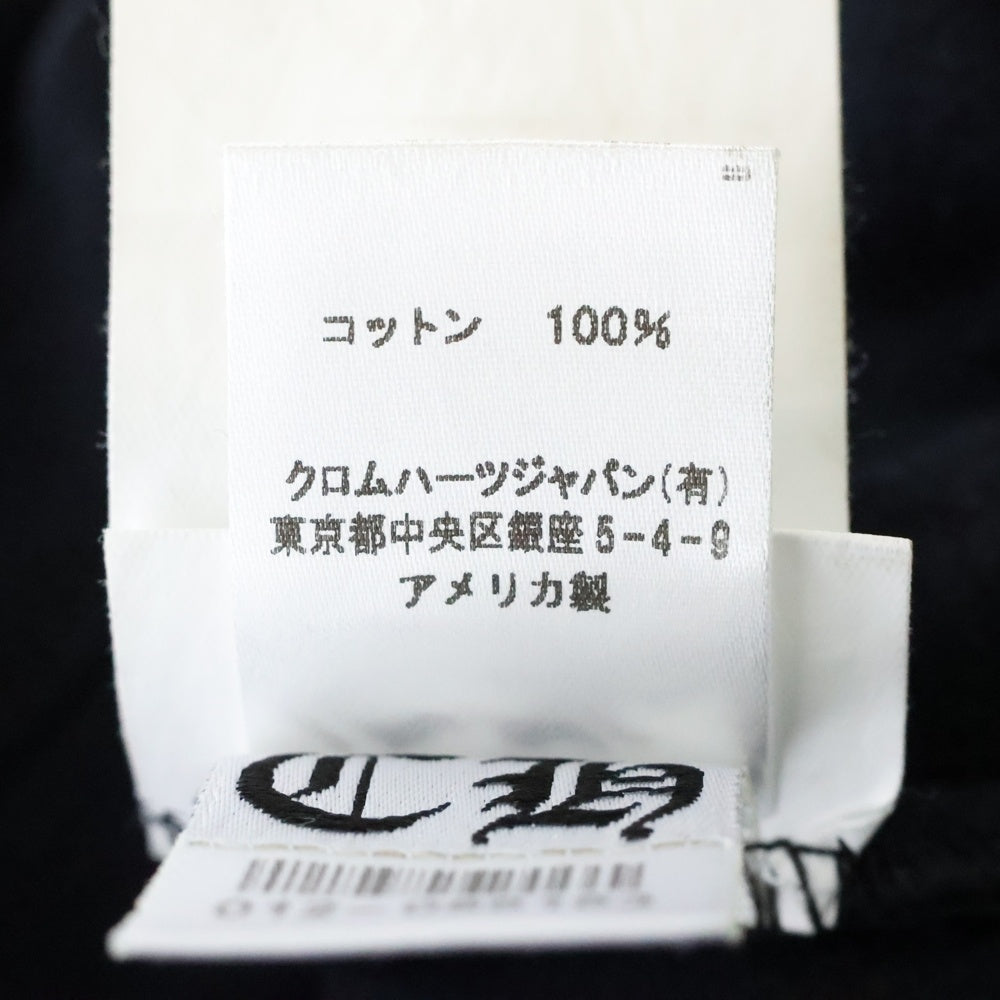 CHROME HEARTS(クロムハーツ) CH T-SHRT 1 5Pスター スクロールラベルプリント 半袖Tシャツ カットソー ブラック
