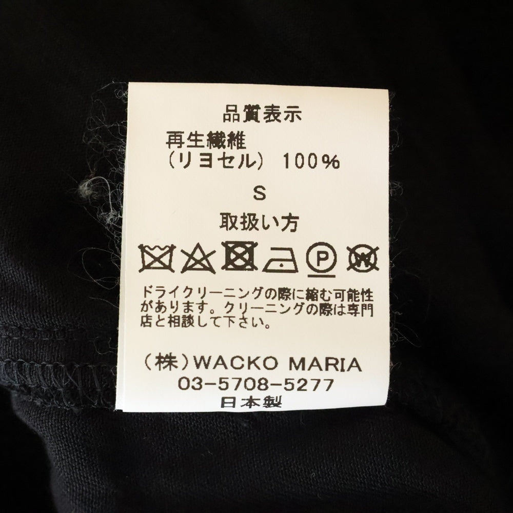 WACKO MARIA(ワコマリア) 23AW WESTERN SHIRT ウエスタンシャツ 長袖シャツ ブラック