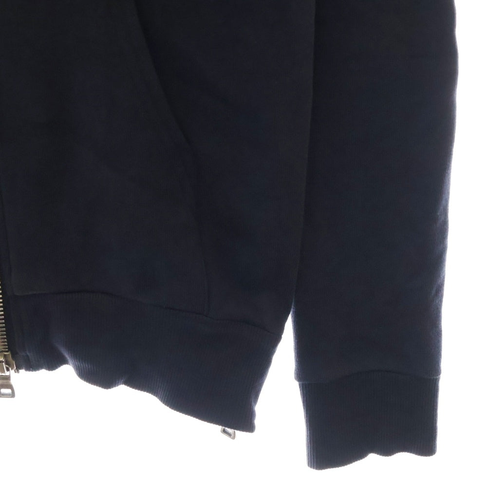 BALMAIN(バルマン) 18SS エンブレムサイドジップパーカー ロゴ刺繍ジップアップパーカー S8H6643J148B ネイビー