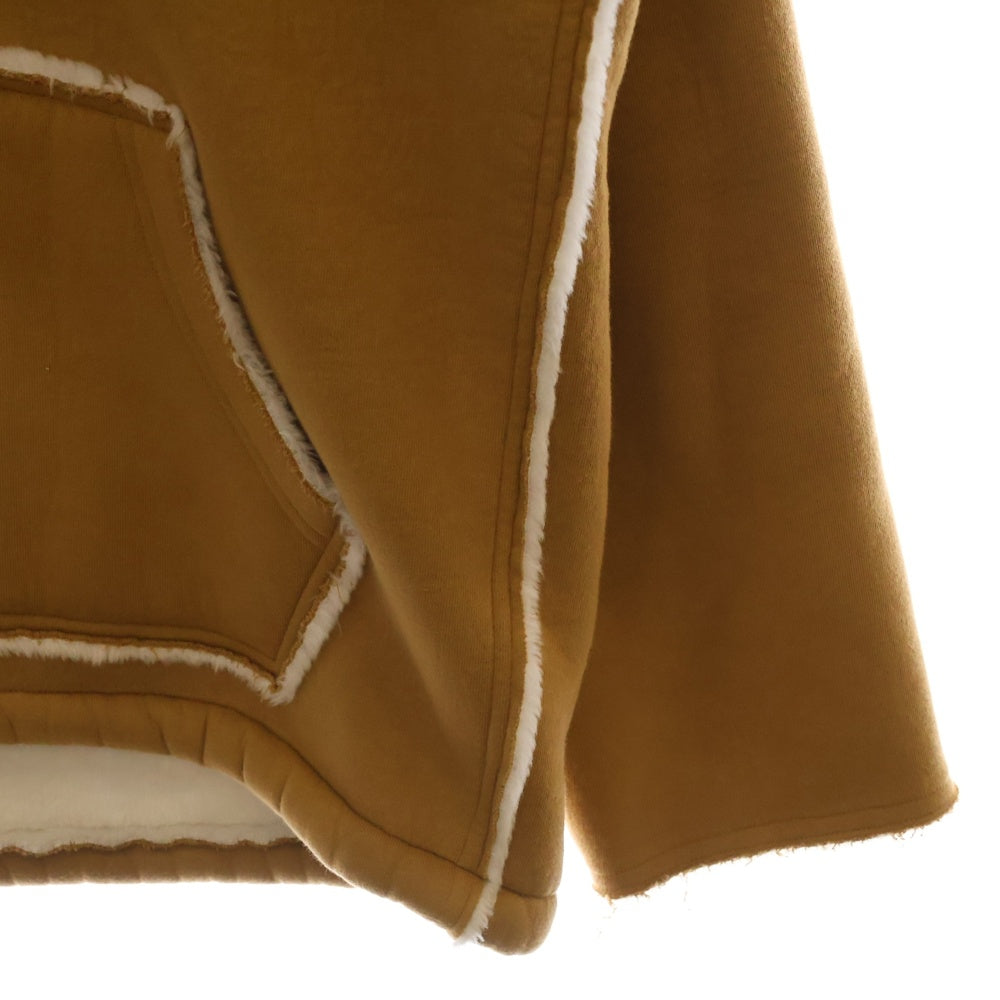 SUPREME(シュプリーム) 21AW Faux Shearling Hooded Jacket フェイク シアリング フーディージャケット ジップアップパーカー ベージュ