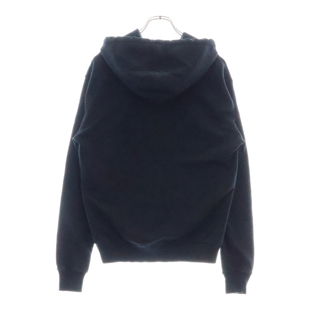 AMI Alexandre Mattiussi(アミアレクサンドルマテュッシ) Hoodie ロゴ刺繍 プルオーバースウェットパーカー フーディー ブラック WFHJ008.730