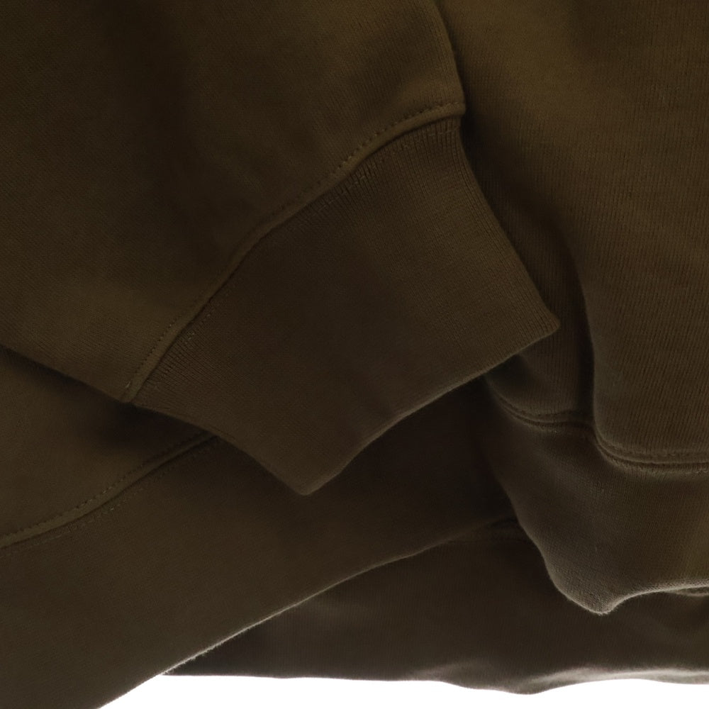 FEAR OF GOD ESSENTIALS(フィアオブゴッド エッセンシャルズ) HOODIE フロントフェルトロゴ プルオーバースウェットパーカー フーディー ブラウン