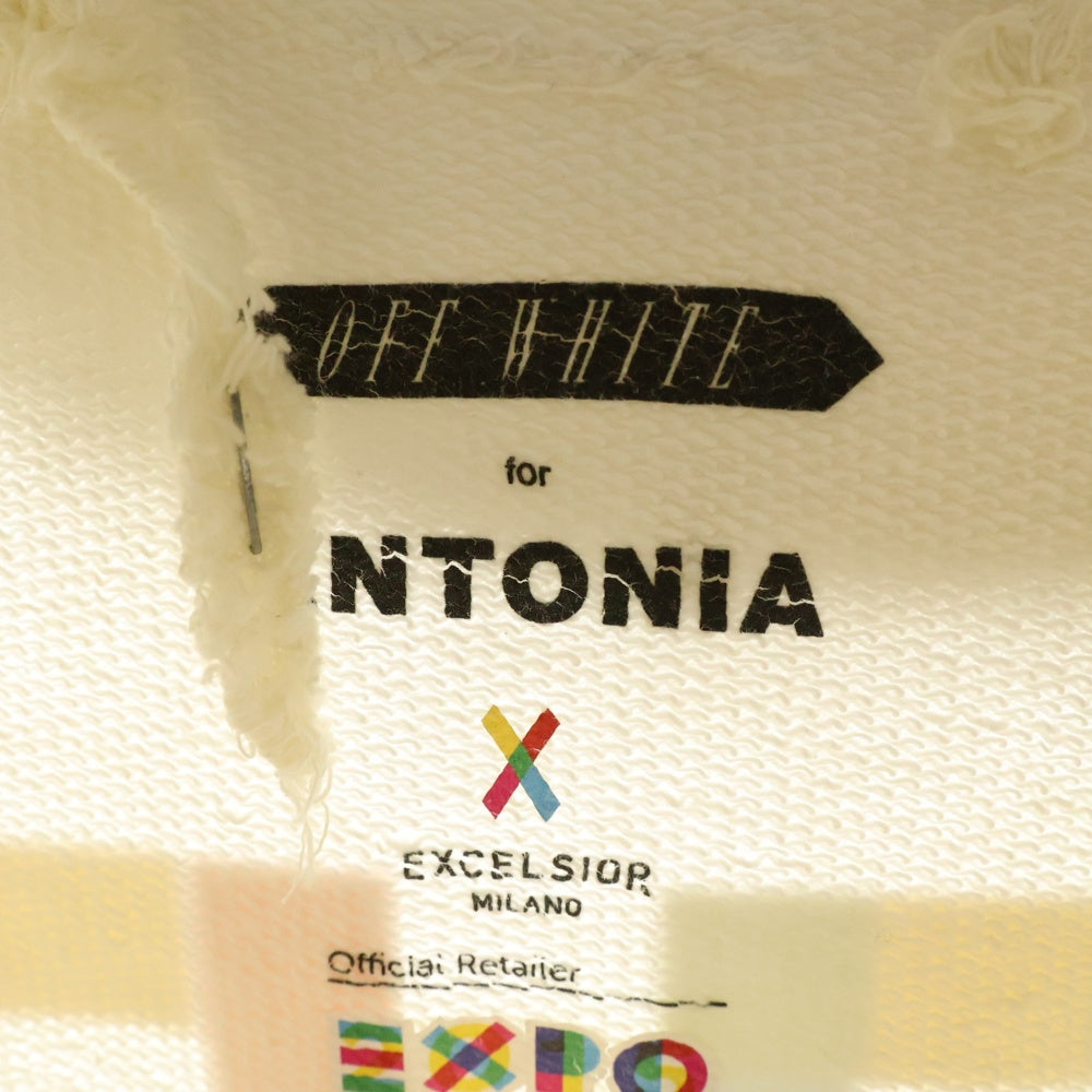 OFF-WHITE(オフホワイト) 15AW ANTONIA MILANO EXPO Hoodie プルオーバースウェットパーカー フーディー ホワイト