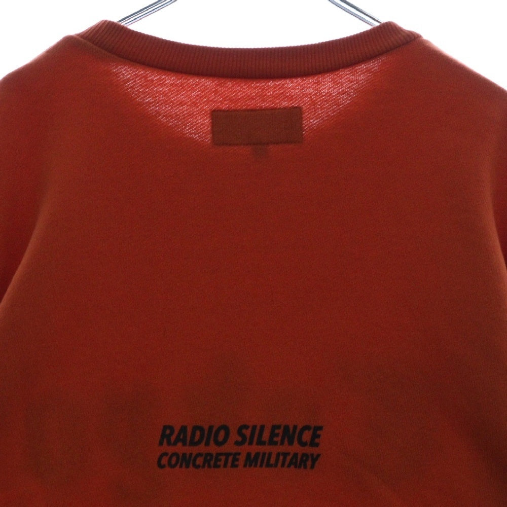 ROUGH AND RUGGED(ラフアンドラゲッド) COTTON SWEAT TRAINER コットン スウェット トレーナー フロントプリント レッド