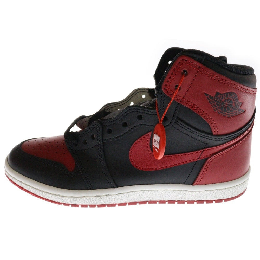 NIKE(ナイキ) AIR JORDAN 1 HIGH 85 BRED 2025 HV6674-067 エアジョーダン 1 ブレッド ハイカットスニーカー US7.5/25.5cm レッド/ブラック