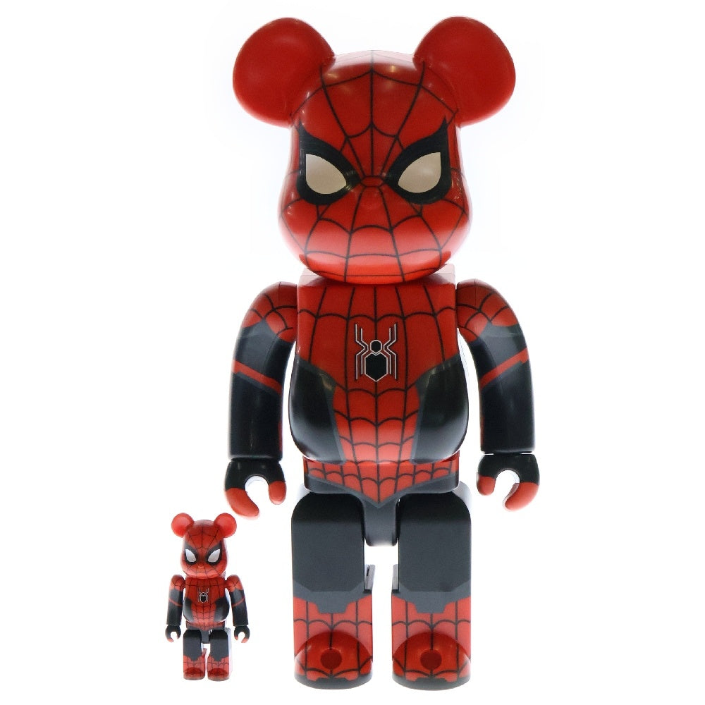 MEDICOM TOY(メディコムトイ) BE@RBRICK MARVEL SPIDER-MAN 100%/400% ベアブリック マーベル スパイダーマン フィギュア 人形 レッド