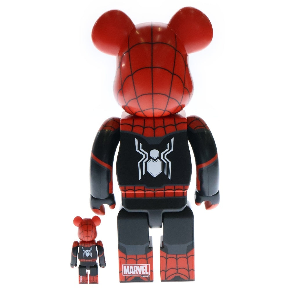 MEDICOM TOY(メディコムトイ) BE@RBRICK MARVEL SPIDER-MAN 100%/400% ベアブリック マーベル スパイダーマン フィギュア 人形 レッド